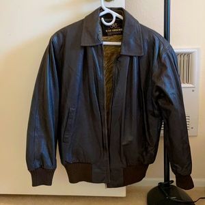 DeLuxe Tokyo Osaka Leather Bomber Jacket